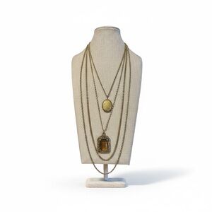 Vintage Goldette Layered Necklace Set